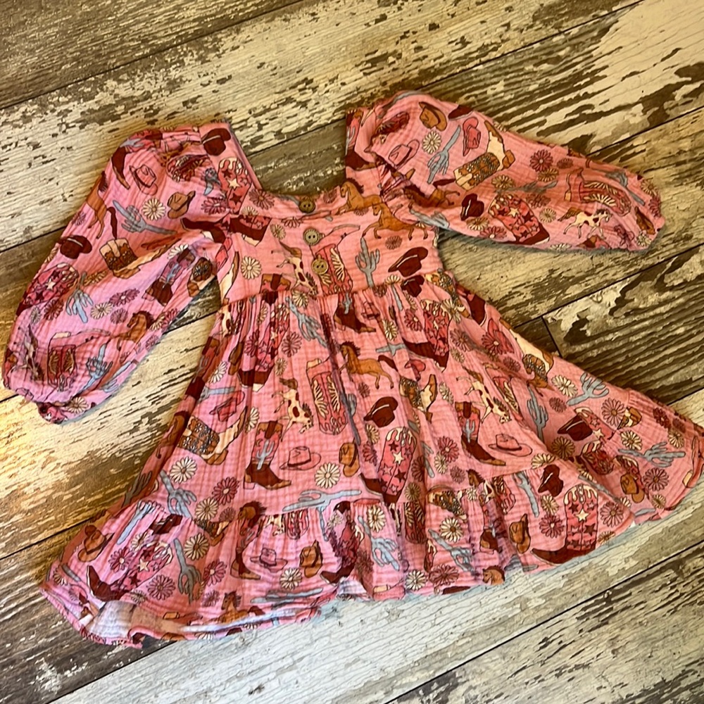 Cheeky plum cowgirl dress